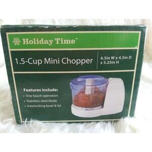 Holiday time 1.5 cup mini chopper